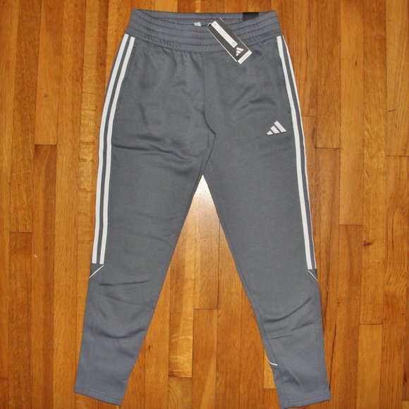 Adidas Tiro 23 League Sweatpants Womens S Onix Grey White - Picture 2 of 7